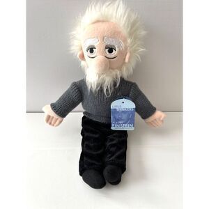 Albert Einstein 2012 little Thinkers Unemployed Philosophers Plush Doll NIB